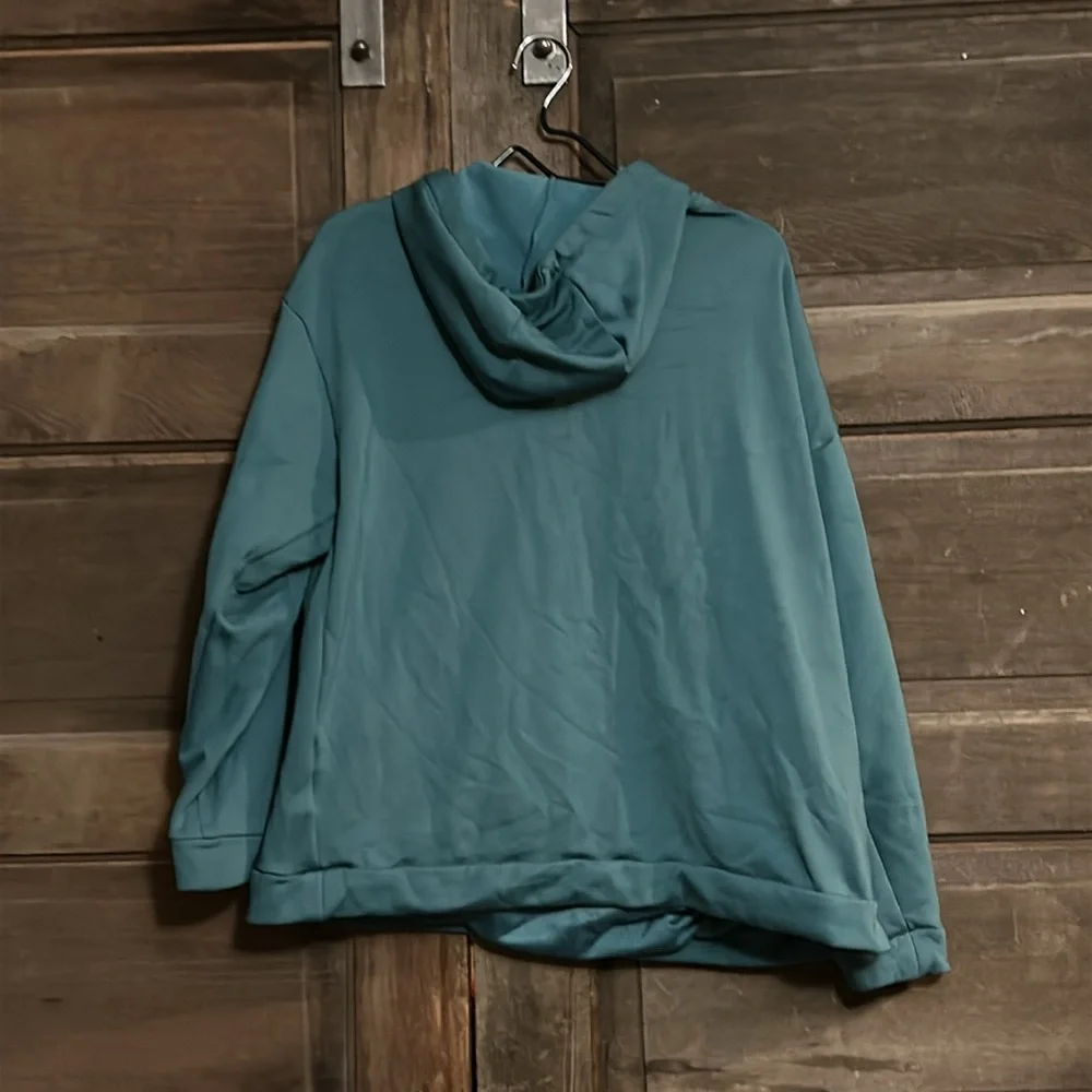 Nike Sportswear‎ Club Fleece Pullover Hoodie Sweatshirt Size XL Teal